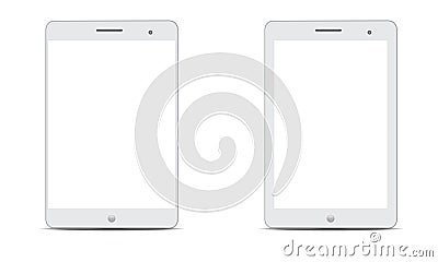 Vector Android Ipad Realistic Android Tablet Vector Illustration
