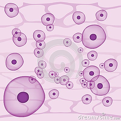 Illustration representing a cell structure, ovum, virus, microscopic isolated Vector Illustration