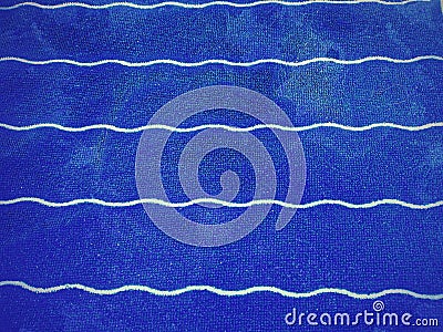 Illustration of a restless undulating sea,wavy blue sea Cartoon Illustration