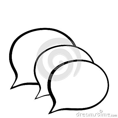 Voice balloons Stock Photo