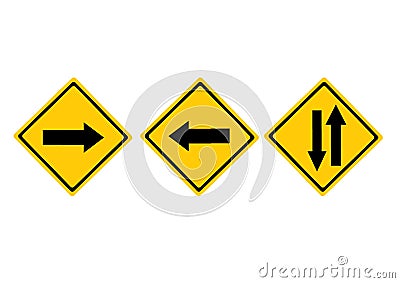 Illustration of solution ahed road sign icon with star colourful design Cartoon Illustration