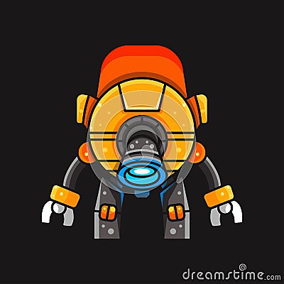 ILLUSTRATION OF SPACE ROBOT Vector Illustration