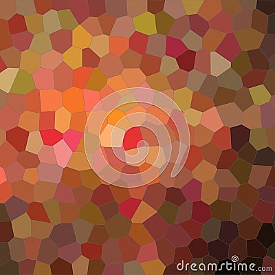 Illustration of Square brown and red bright Little hexagon background. Stock Photo