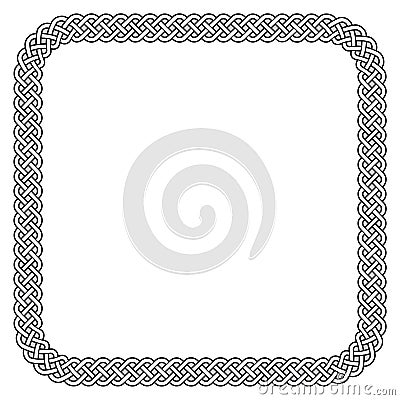 Square Celtic Knots Vector Vector Illustration