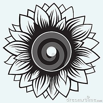 Illustration sunflower Vector Illustration