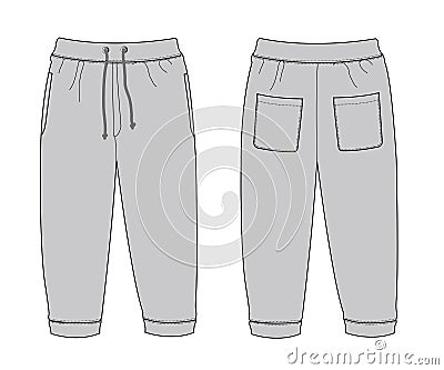 Illustration of Sweat Pants Vector Illustration