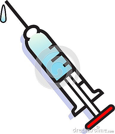 Illustration of a syringe Vector Illustration