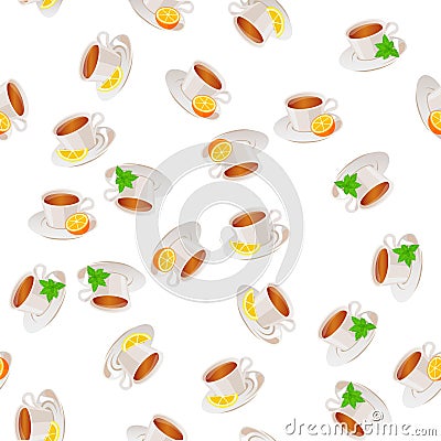 Illustration of tea cup Vector Illustration