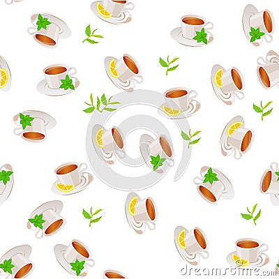 Illustration of tea cup Vector Illustration