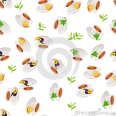 Illustration of tea cup Vector Illustration