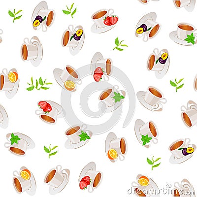 Illustration of tea cup Vector Illustration