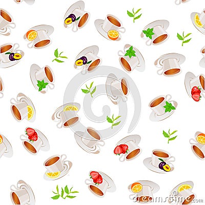 Illustration of tea cup Vector Illustration