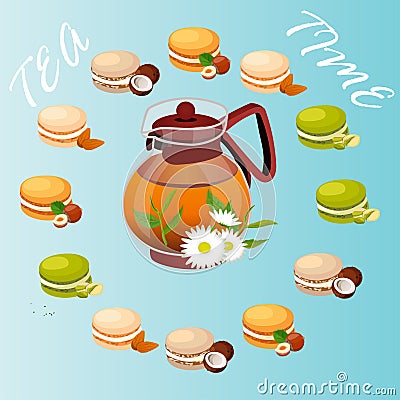 Illustration of teapot Vector Illustration