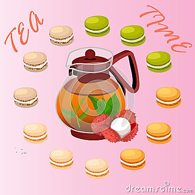 Illustration of teapot Vector Illustration