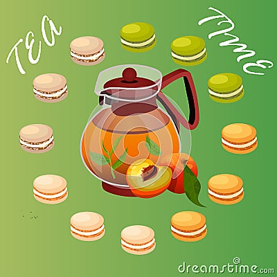 Illustration of teapot Vector Illustration