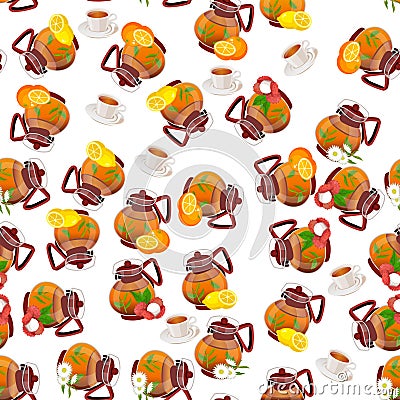 Illustration of teapot Vector Illustration