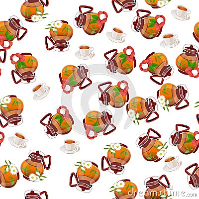 Illustration of teapot Vector Illustration