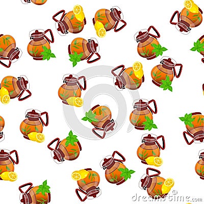 Illustration of teapot Vector Illustration