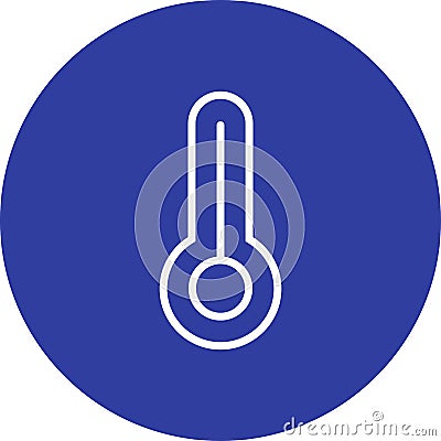 Illustration Temperature Icon For Personal And Commercial Use. Stock Photo