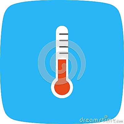Illustration Temperature Icon For Personal And Commercial Use... Stock Photo
