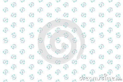 Illustration of a texture of colored repeating spirals Stock Photo