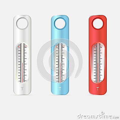 Illustration of thermometers Vector Illustration