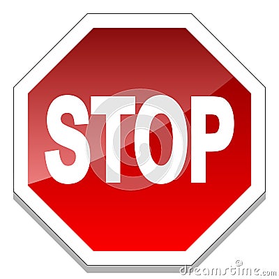 Stop sign Stock Photo