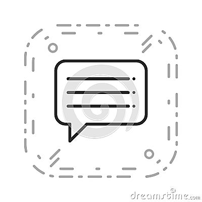 Illustration Typing Icon For Personal And Commercial Use. Stock Photo