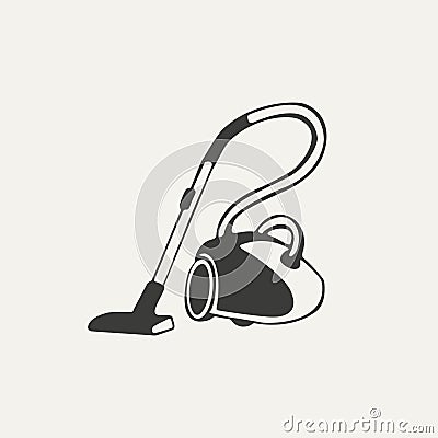 Illustration of vacuum, cleaner Vector Illustration