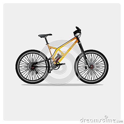 Illustration vector of bike Vector Illustration