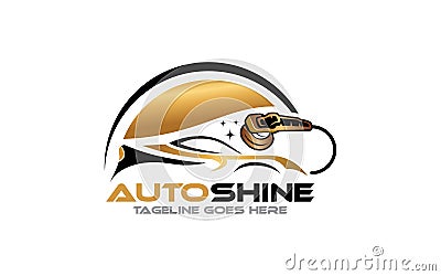 Illustration vector graphic of auto detailing servis logo design template-05 Vector Illustration