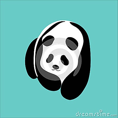 Lovely vector panda Vector Illustration
