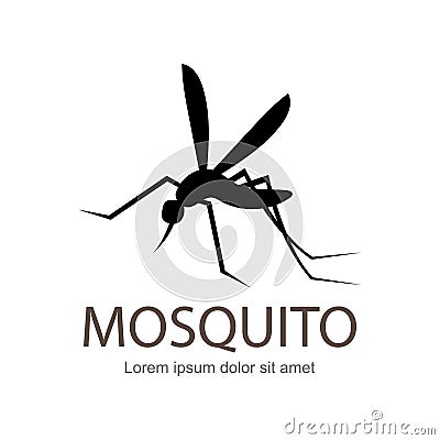 illustration vector. Target on mosquito. Mosquitoes carry many disease such as dengue fever, zika disease,enchaphalitits and else Vector Illustration