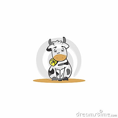 Cute cow illustration Cartoon Illustration