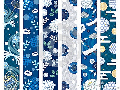 Winter japanese pattern4 Vector Illustration