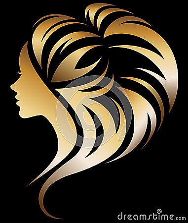 Illustration of women silhouette icon Vector Illustration