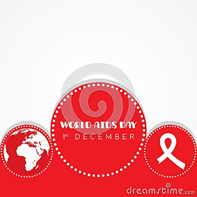 Illustration of World AIDS Day Vector Illustration