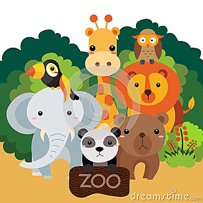 2018-07-05 Zoo1 Vector Illustration