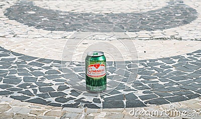 Illustrative editorial of typical soft drink in Brazil called Guarana Editorial Stock Photo