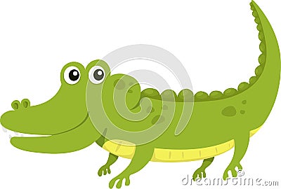 Illustrator of alligator Vector Illustration