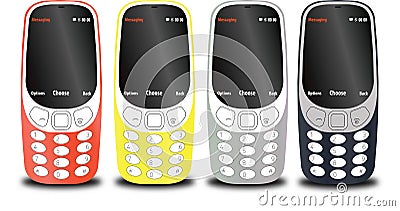 Illustrator for Nokia 3310 Dual Sim Editorial Stock Photo