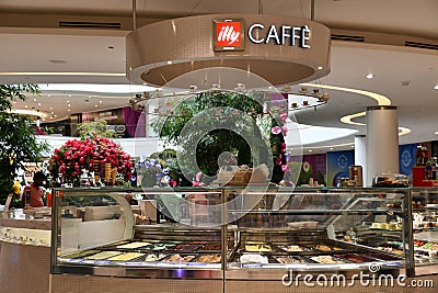 illy Caffe at American Dream, in the Meadowlands Sports Complex in East Rutherford, New Jersey Editorial Stock Photo