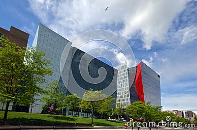 Ilot Balmoral revolves around two architectural structures Editorial Stock Photo