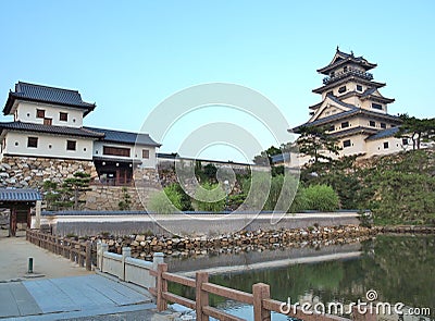 Imabari Castle in Imabari, Ehime Prefecture, Japan. Stock Photo