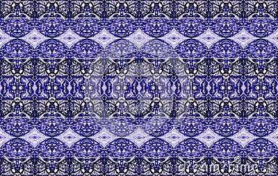 VIOLET ABSTRACT FACE DUPLICATION PATTERN Stock Photo