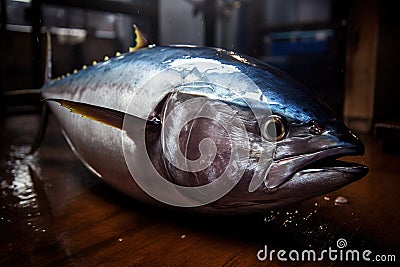 Image of bluefin tuna fish. Food., Undersea animals Stock Photo