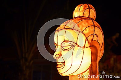 Image of buddha lamp Editorial Stock Photo