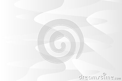 Abstract white and gray gradient background. Vector illustration, EPS10. Vector Illustration