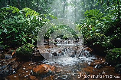 amazon rainforest lush greenery Stock Photo