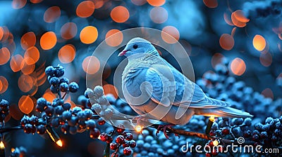 Global Peace: Celebrating a Serene Christmas Across Continents Stock Photo
